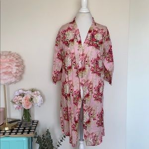 The Paisley Box floral robe bridesmaid rose peony